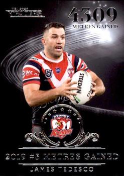 2020 NRL Traders - League Leaders Silver #LLS 3 James Tedesco Front